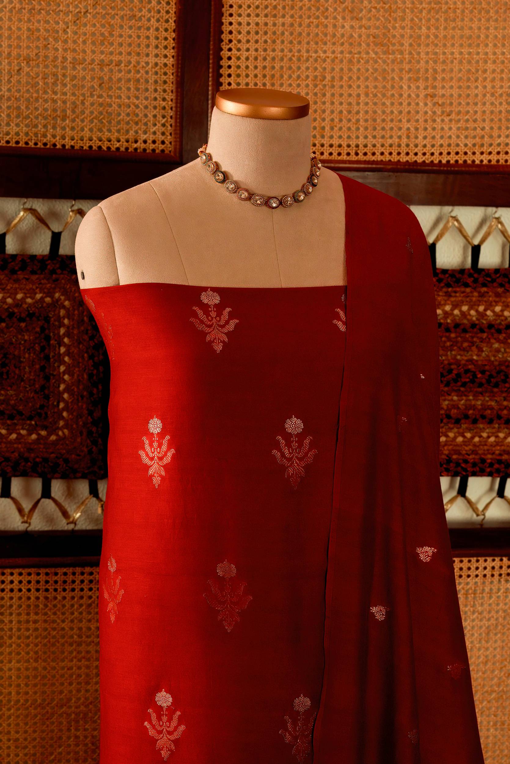 Pure Bemberg Cotton Suit Fabric