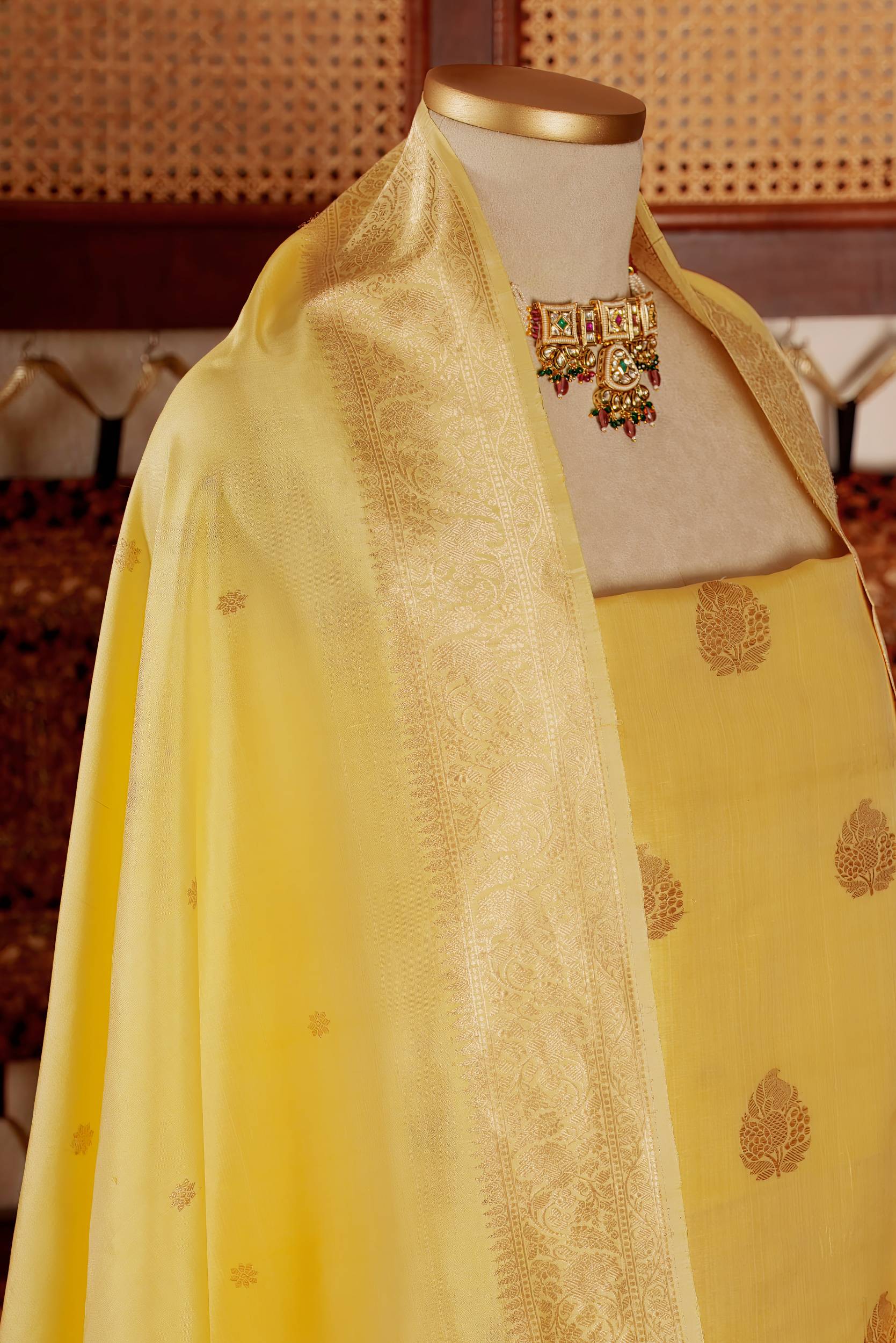 Pure katan silk suit piece