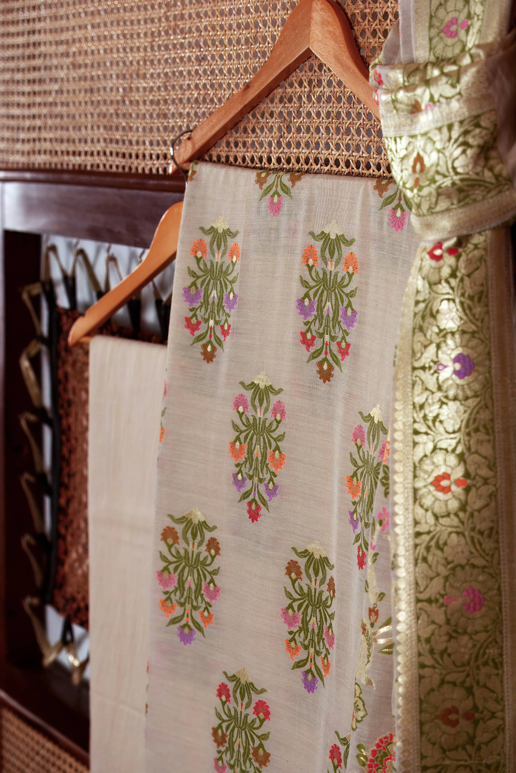 Pure Moonga Silk Suit Fabric