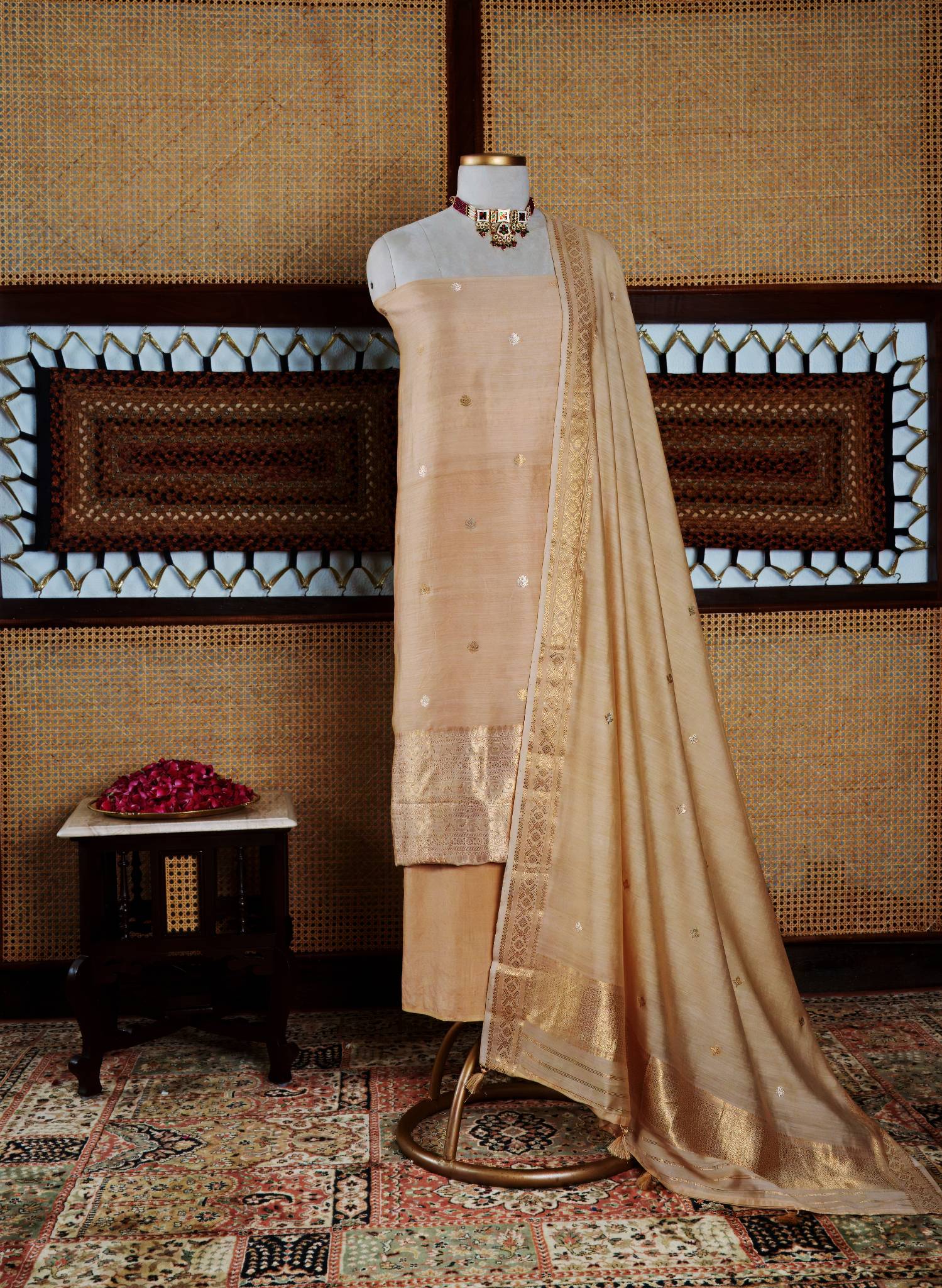 Pure Bemberg Cotton Suit Fabric