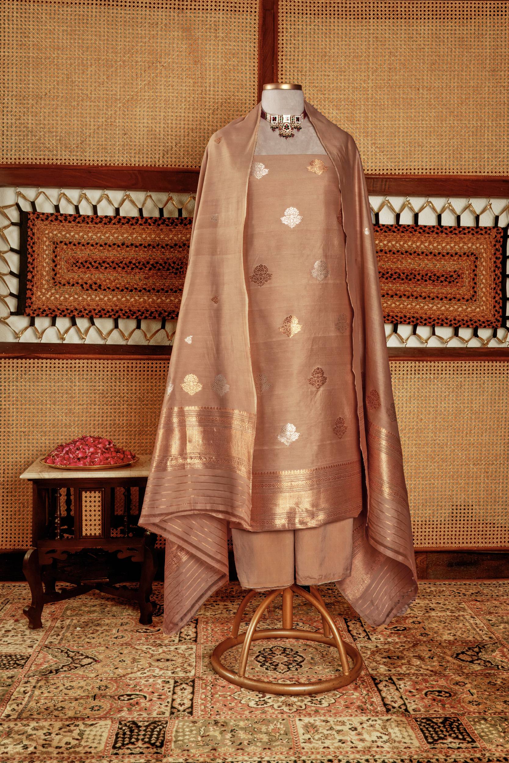 Pure Bemberg Cotton Suit Fabric