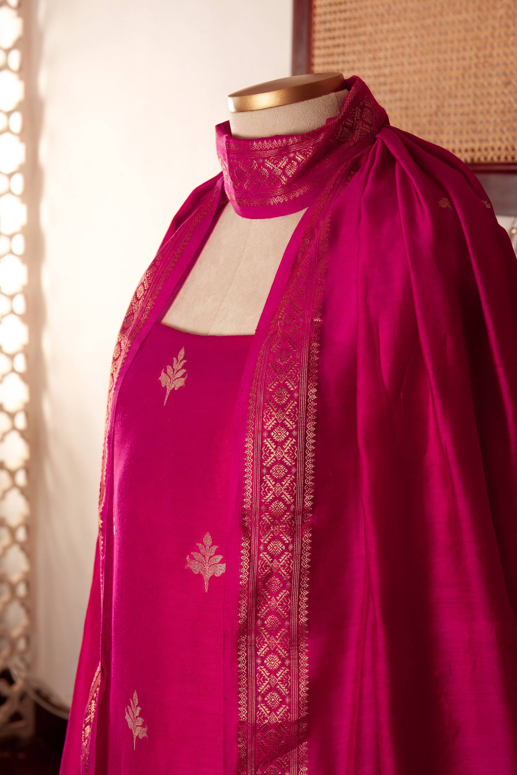 Pure Bemberg Cotton Suit Fabric