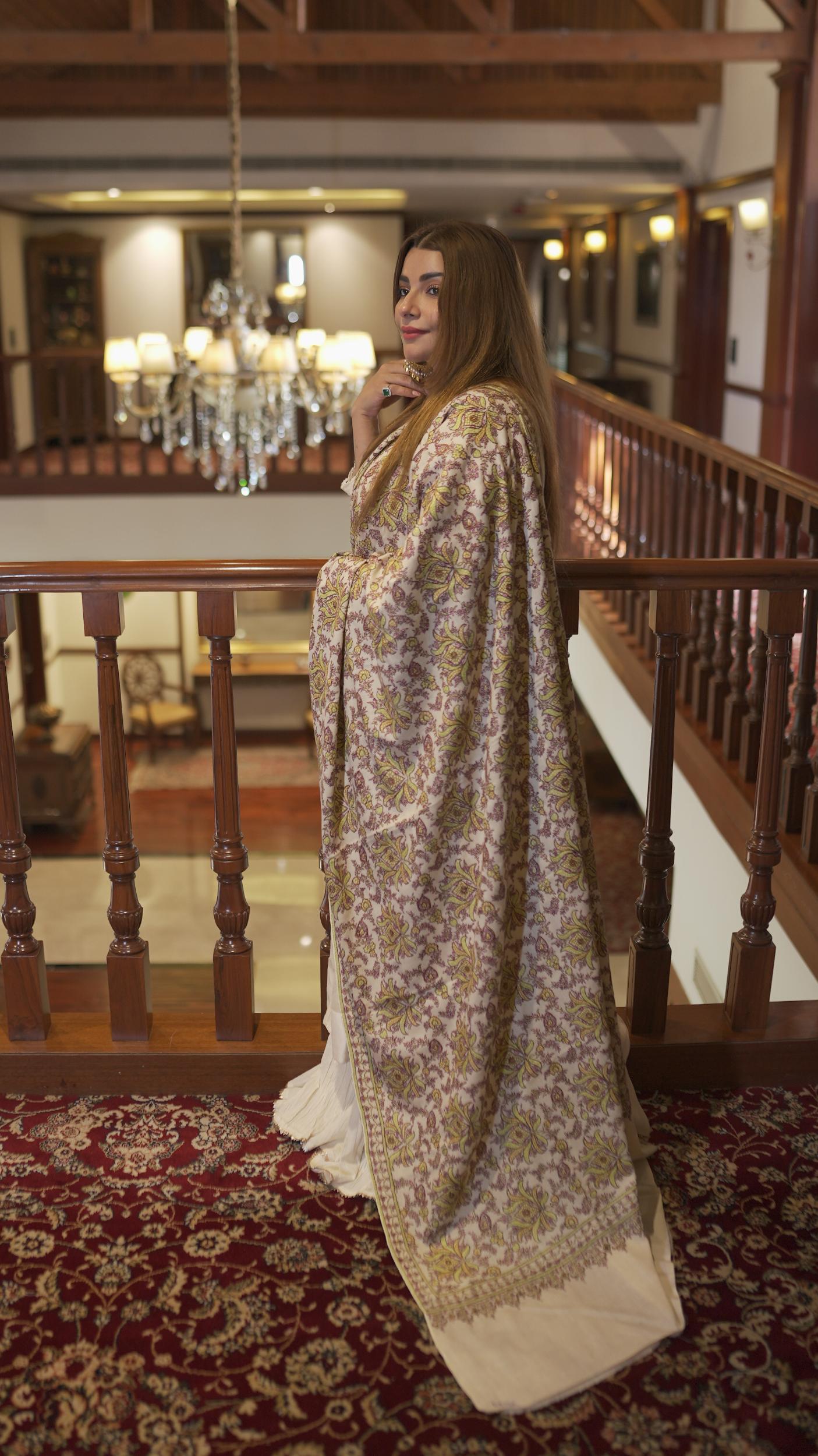 Noor -  A radiant light blooming upon Pashmina’s canvas