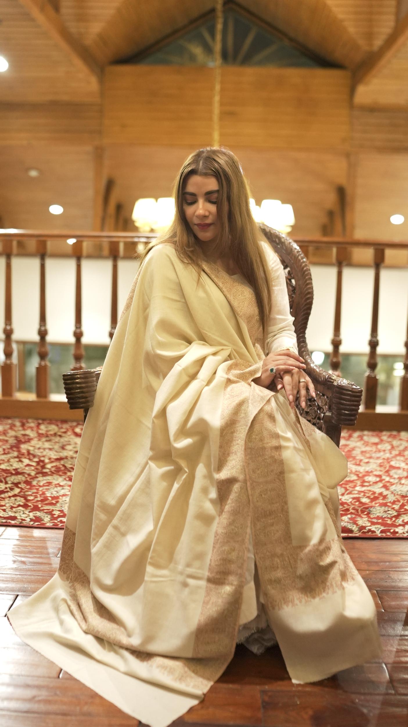 Aabnoor - Radiance flowing upon a soft canvas